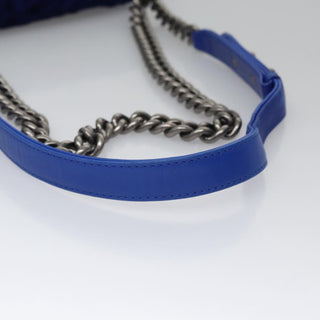 Chanel Boy Flap Bag Quilted Velvet