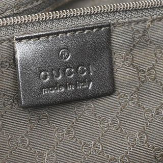 Gucci Sherry bamboo Shoulder Bag Canvas