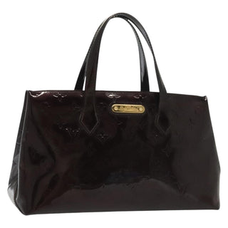 Louis Vuitton Wilshire Handbag Monogram Vernis