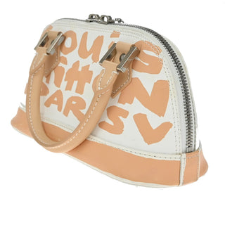 Louis Vuitton Alma Handbag Limited Edition Graffiti Leather
