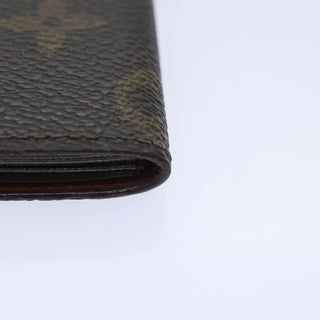 Louis Vuitton Porte Cartes Pression Card Case Monogram Canvas