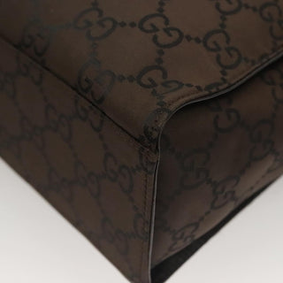 Gucci Vintage Bamboo Handle Tote GG Nylon
