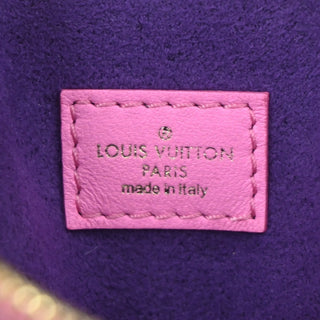 Louis Vuitton Charms Porte Monnaie Wallet PVC Over Printed Silk