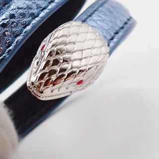 Bvlgari Serpenti Forever Double Wrap Bracelet Leather