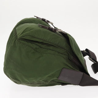 Prada Zip Buckle Messenger Bag Tessuto