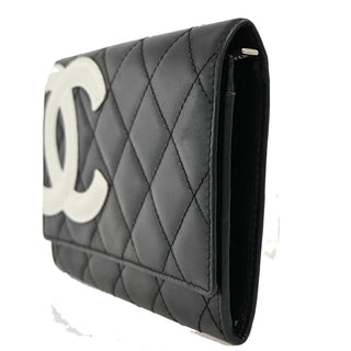 Chanel Cambon Bifold Wallet Quilted Lambskin
