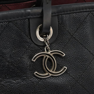 Chanel Fever Tote Quilted Caviar