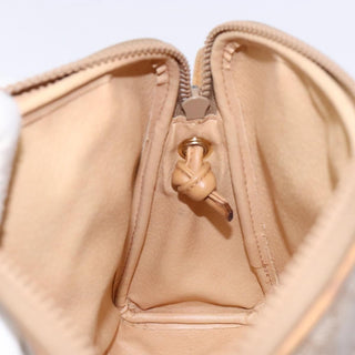 Celine Vintage Macadam Shoulder Bag Canvas and Leather