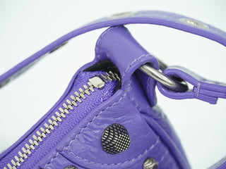 Balenciaga Le Cagole Giant Studs Shoulder Bag Leather