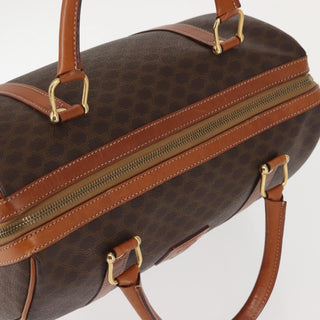 Celine Vintage Boston Bag Macadam Coated Canvas