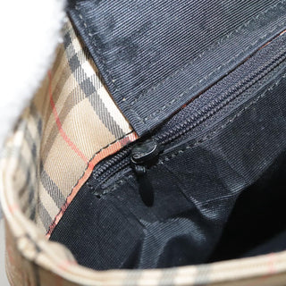 Burberry Nova Check Tote Leather