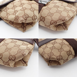 Gucci Buckle Belt Bag GG Canvas