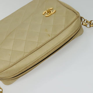 Chanel Vintage Front Pocket Camera Bag Satin