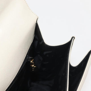 Salvatore Ferragamo Gancini Convertible Top Handle Bag Leather