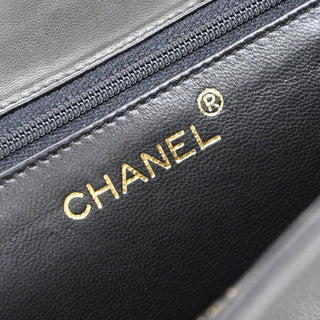 Chanel Vintage CC Full Flap Bag Quilted Lambskin