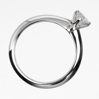 Tiffany & Co. Novo Solitaire Ring Platinum with Diamonds and Cushion Cut I/VS2 Diamond