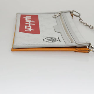 Louis Vuitton Double Flat Messenger Bag Limited Edition Logo Story Monogram Canvas and Denim