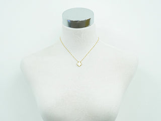 Van Cleef & Arpels Vintage Alhambra Pendant Necklace 18K Yellow Gold