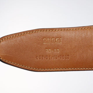 Gucci Buckle Belt Studded Leather