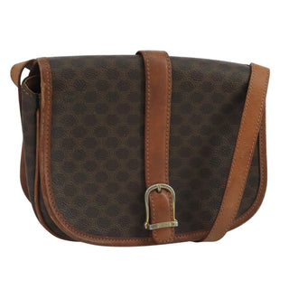 Celine Macadam Shoulder Bag PVC Leather