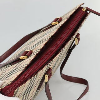 Burberry Nova Check Tote canvas check pattern
