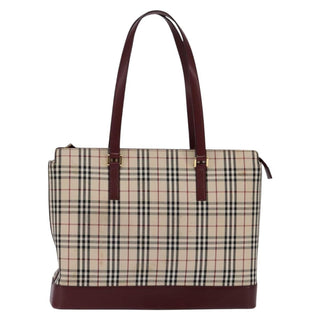 Burberry Nova Check Tote canvas check pattern
