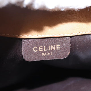 Celine Vintage Macadam Shoulder Bag Canvas