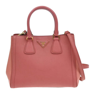 Prada Galleria Double Zip Tote Saffiano Leather
