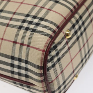 Burberry Nova Check Tote Canvas and Leather