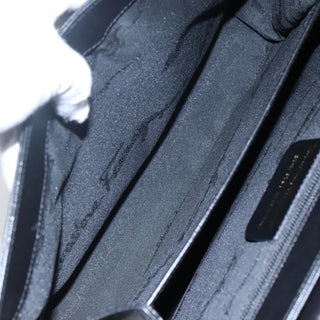 Salvatore Ferragamo Gancini Convertible Top Handle Bag Leather