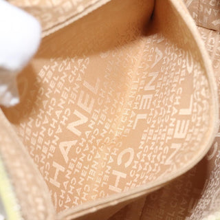 Chanel Chocolate Bar CC Shoulder Bag Quilted Leather