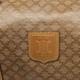 Celine Vintage Duffle Bag Macadam Coated Canvas