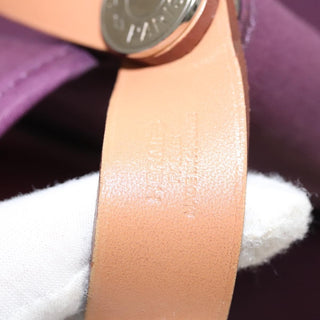 Hermes Cabag Handbag Toile and Leather