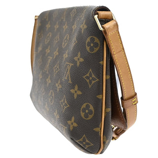 Louis Vuitton Musette Tango Handbag Monogram Canvas