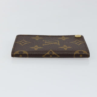 Louis Vuitton Porte Cartes Pression Card Case Monogram Canvas