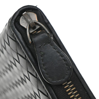 Bottega Veneta Intrecciato Long Zip  Wallet Leather