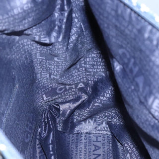 Chanel Vintage Bowler Bag Printed Canvas