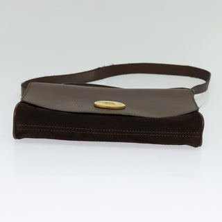 Celine Circle logo Suede and Leather