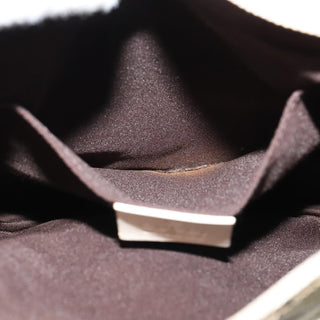 Gucci Zip Messenger Bag GG Canvas with Perforated Leather