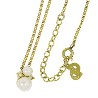 Christian Dior J'Adior Star Pearl Drop Earrings Metal with Faux Pearls and Crystals