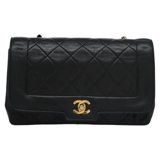 Chanel Vintage Diana Flap Bag Quilted Lambskin
