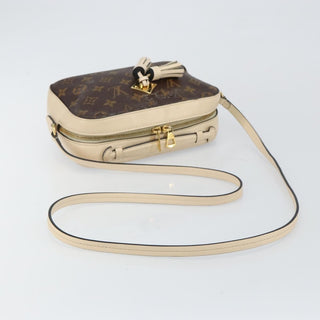 Louis Vuitton Saintonge Handbag Monogram Canvas with Leather