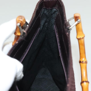 Gucci Vintage Bamboo Handle Tote Nylon