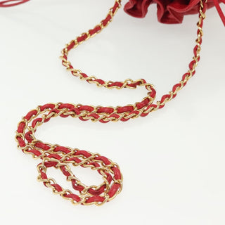 Chanel Drawstring Bucket Bag Lambskin