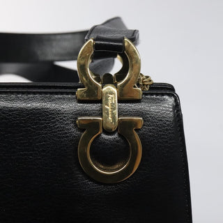 Salvatore Ferragamo Gancini Shoulder Bag Leather