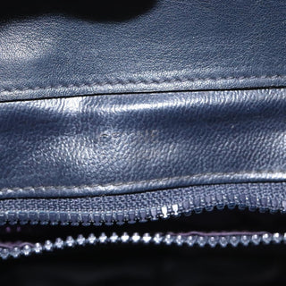 Celine Vintage Macadam Shoulder Bag Canvas and Leather