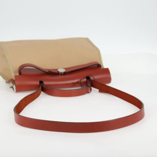 Hermes Herbag Zip Leather and Toile