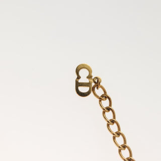 Christian Dior CD Round Pendant Necklace Metal