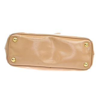 Prada Galleria Double Zip Tote Patent leather