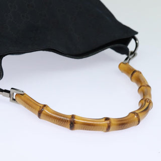 Gucci Vintage Bamboo Handle Tote Canvas